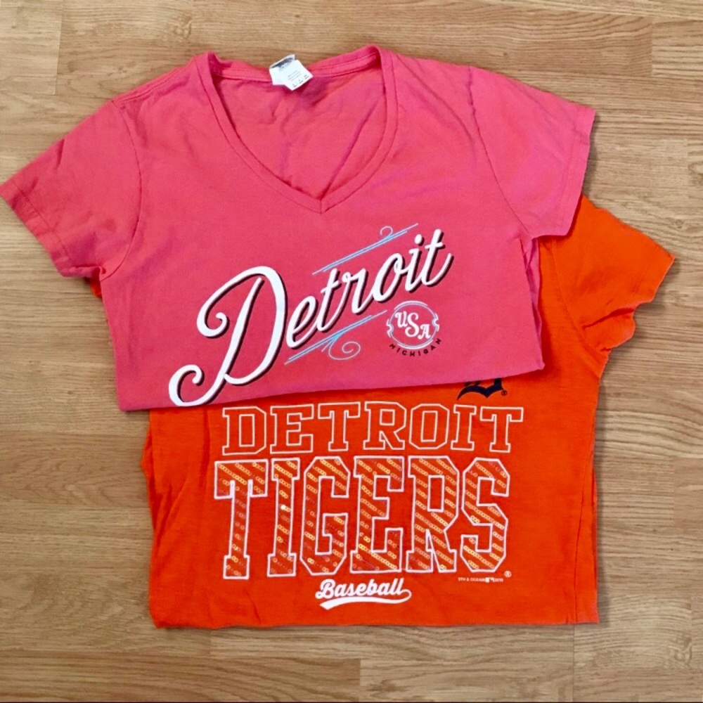 Detroit & Detroit Tigers Short Sleeve Tees
